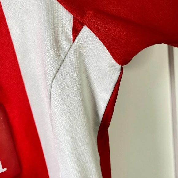 Adidas Stoke City Football Home 2011 Red White Size Medium - Picture 7 of 8